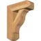 Ekena Millwork Funston Craftsman Rough Sawn Bracket w/ Offset Brace, Western Red Cedar, 6"W x 16"D x 20"H BKT0604X16X20FST04RWR - alternate 1